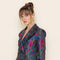 Floral Print Ruffle Collar Hem Long Sleeve BLAZER-Blazer-Fore Collection-S-OLIVE MULTI-Urbanheer