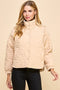 Floral Quilted Button Down Jacket-Jacket-TCEC-S-Beige-Urbanheer