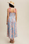 Floral Tiered Midi Dress Light Blue-Dress-Listicle-S-Light Blue-Urbanheer