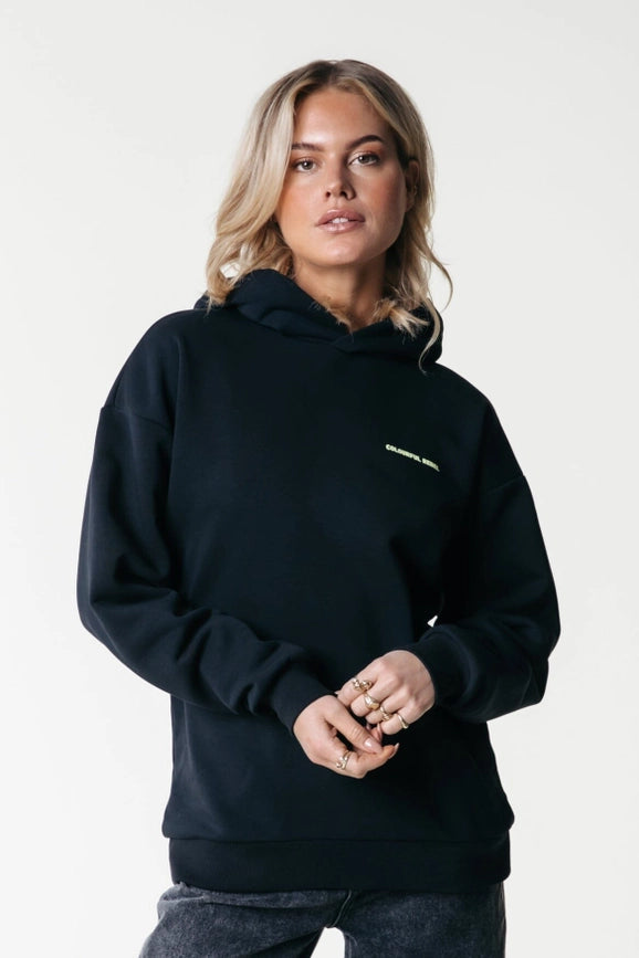 Flower Shapes Hoodie | Black-Hoodie-Colourful Rebel-XXS-Black-Urbanheer