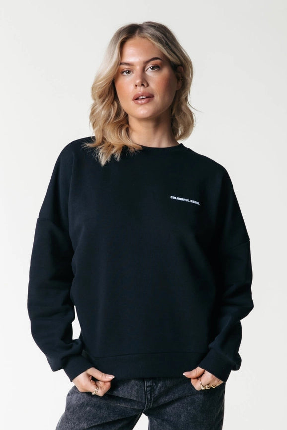 Flower World Tour Sweat | Black-Sweatshirt-Colourful Rebel-XXS-Black-Urbanheer