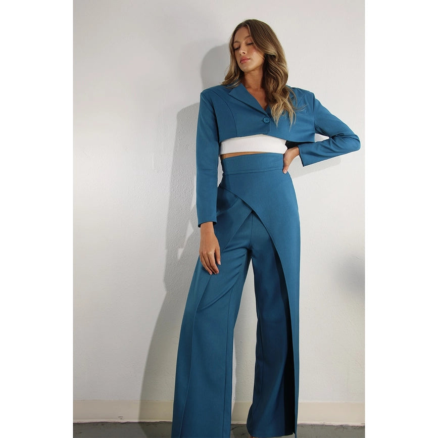 Fly Away Back Tie Pants BLUE-Pants-Mulla-S-BLUE-Urbanheer