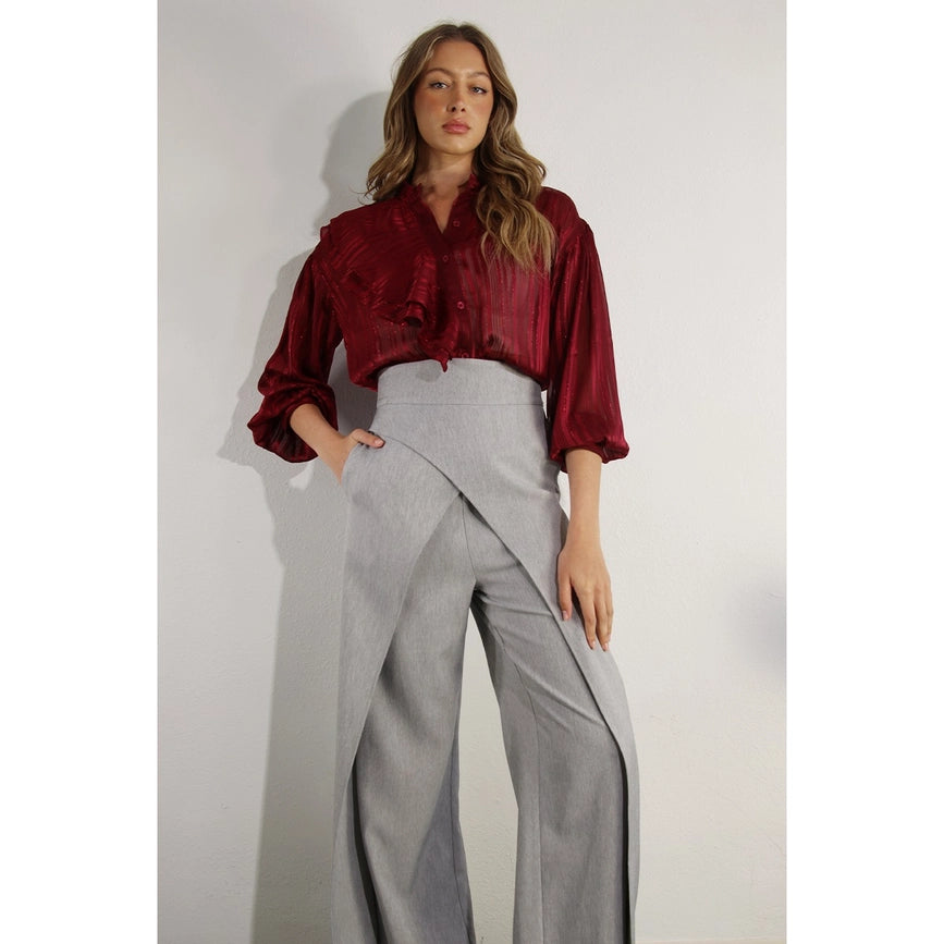 Fly Away Back Tie Pants GREY-Pants-Mulla-S-GREY-Urbanheer