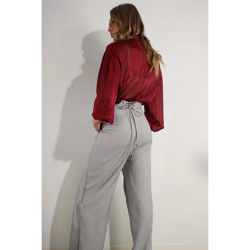 Fly Away Back Tie Pants GREY-Pants-Mulla-S-GREY-Urbanheer