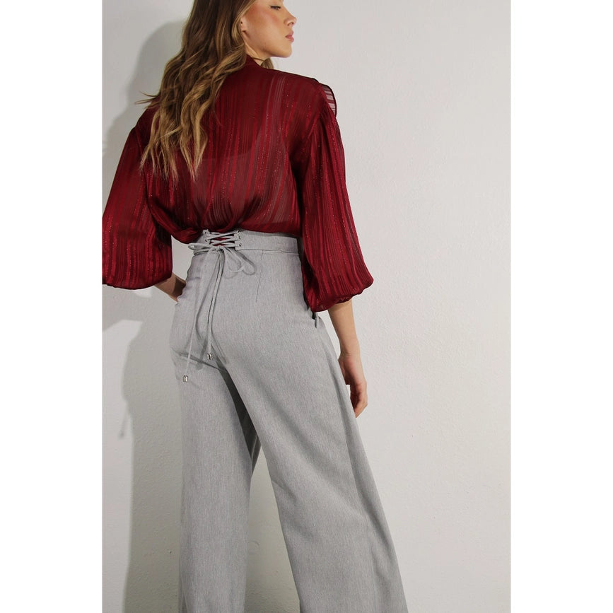 Fly Away Back Tie Pants GREY-Pants-Mulla-S-GREY-Urbanheer