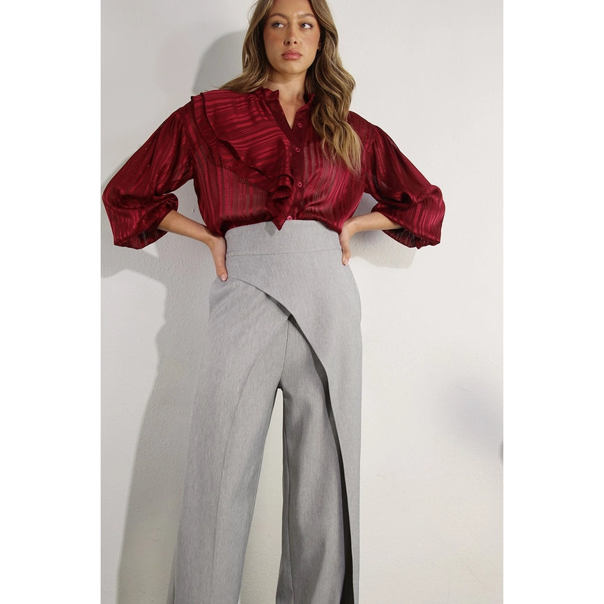 Fly Away Back Tie Pants GREY-Pants-Mulla-S-GREY-Urbanheer