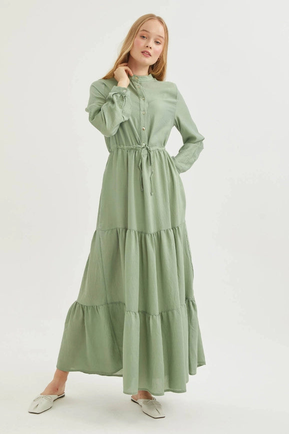 Fly Dress Green-Dress-SAARADE-36-greenery-Urbanheer