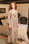 Folklore Bamboo Floral Bird Kimono Duster Robe-Kimono-Market of Stars-length 118cm width 78 cm-Urbanheer