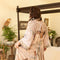 Folklore Bamboo Floral Bird Kimono Duster Robe-Kimono-Market of Stars-length 118cm width 78 cm-Urbanheer