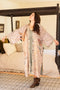 Folklore Bamboo Floral Bird Kimono Duster Robe-Kimono-Market of Stars-length 118cm width 78 cm-Urbanheer