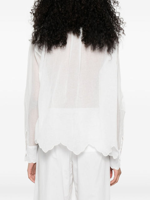Forte Forte Embroidered cotton shirt