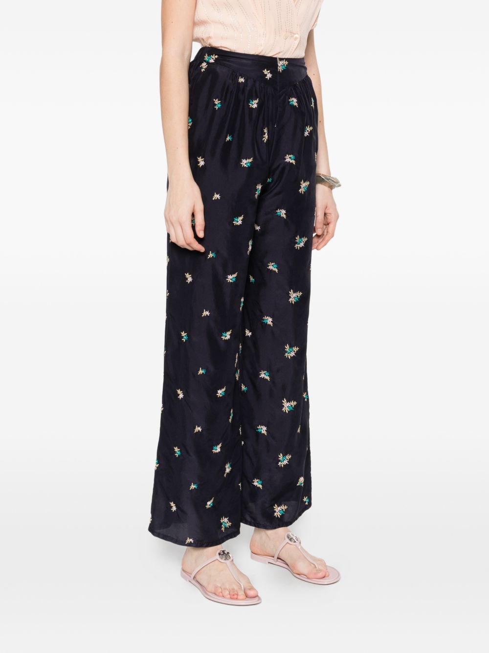 Forte Forte Embroidered silk trousers