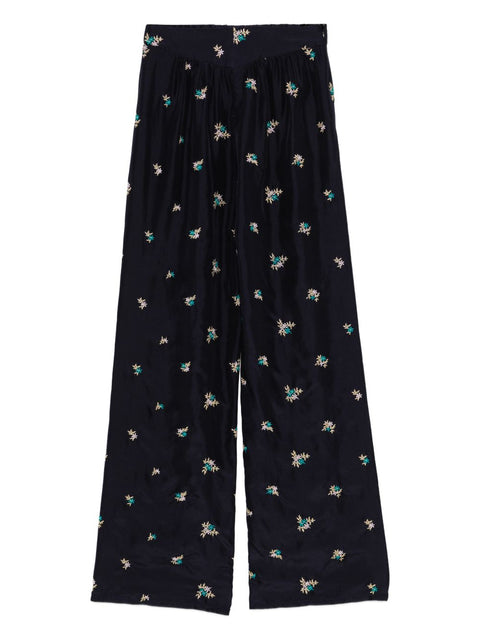 Forte Forte Embroidered silk trousers