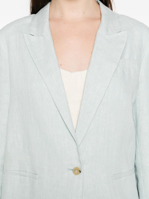 Forte Forte Linen single-breasted jacket
