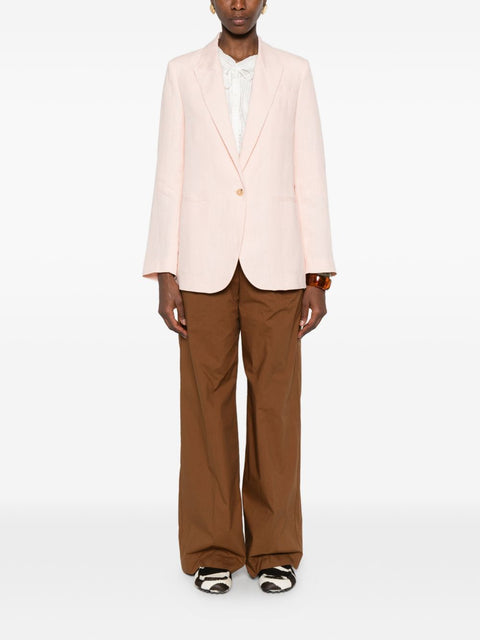 Forte Forte Linen single-breasted jacket
