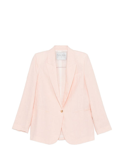 Forte Forte Linen single-breasted jacket