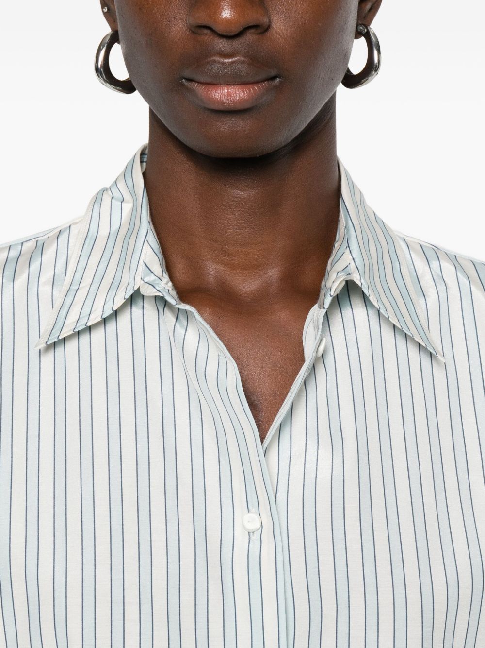 Forte Forte Shirts Clear Blue