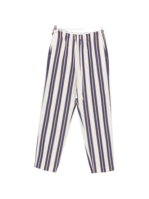 Forte Forte Striped drawstring trousers