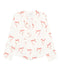 Forte Forte V-neck Printed crossed shirt