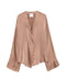 Forte Forte V-neck Silk satin shirt