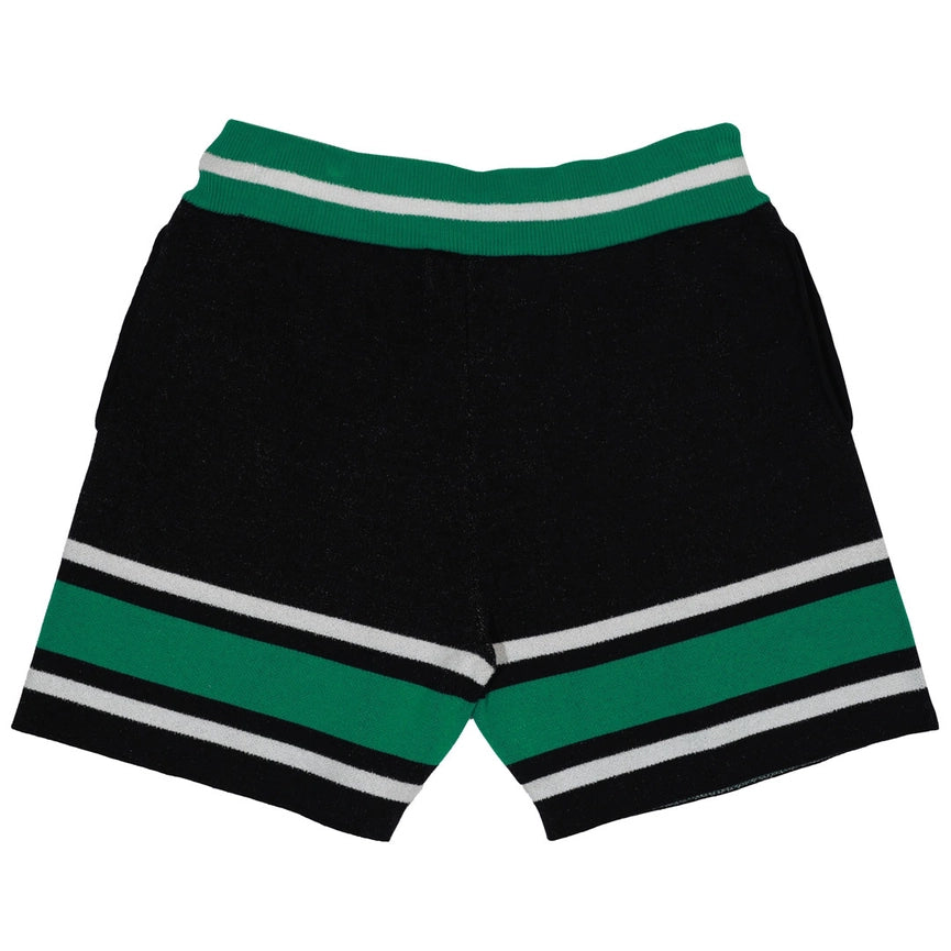 Fr Sporting Varsity Jacquard Knit Shorts-Shorts-First Row-S-Black-Urbanheer