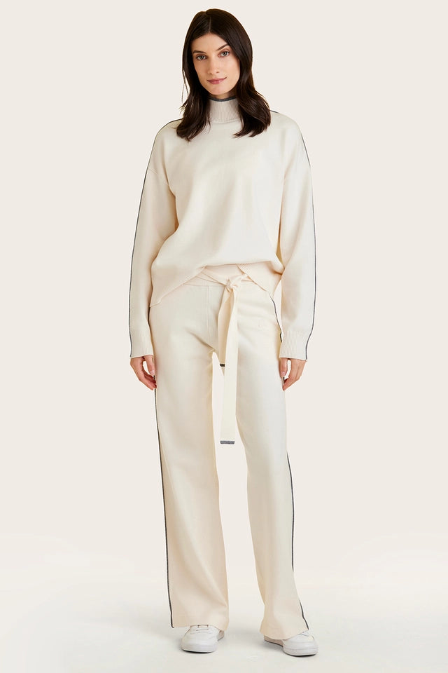 Framed Knit Mock Neck Creme/Grey-Sweater-Alala-XS-Creme/Grey-Urbanheer