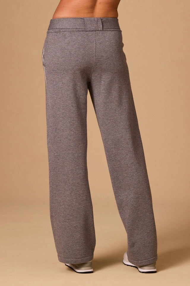 Framed Knit Pant Grey & Creme-Pant-Alala-XS-Grey & Creme-Urbanheer