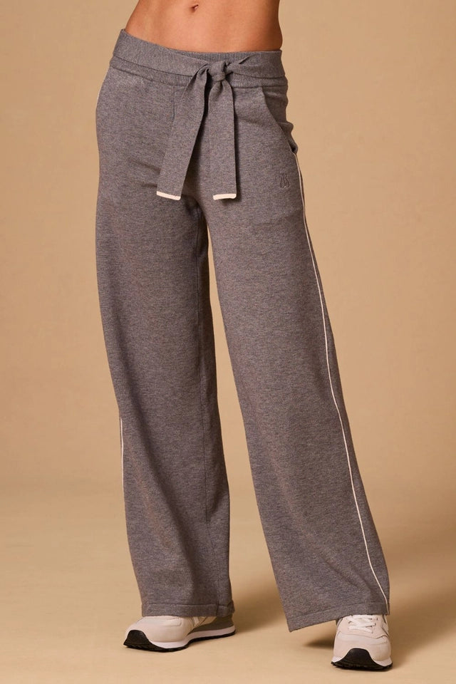 Framed Knit Pant Grey & Creme-Pant-Alala-XS-Grey & Creme-Urbanheer