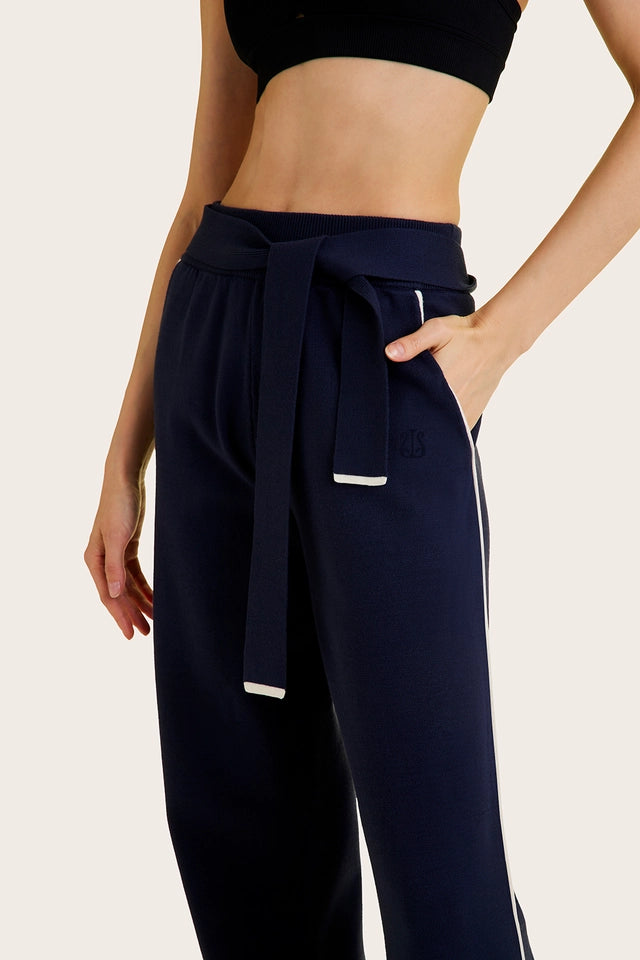 Framed Knit Pant Navy/Creme-Pant-Alala-XS-Navy/Creme-Urbanheer