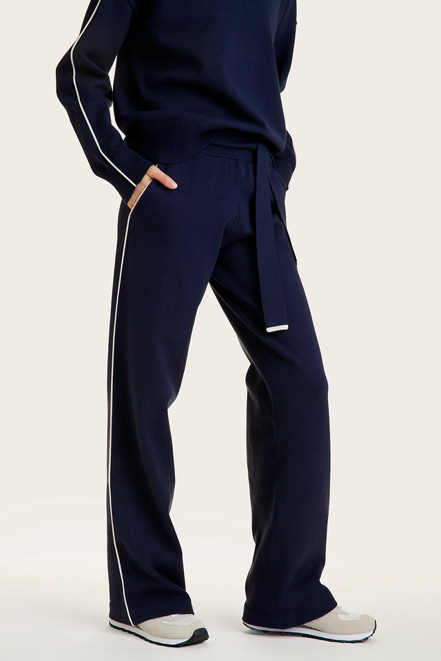 Framed Knit Pant Navy/Creme-Pant-Alala-XS-Navy/Creme-Urbanheer