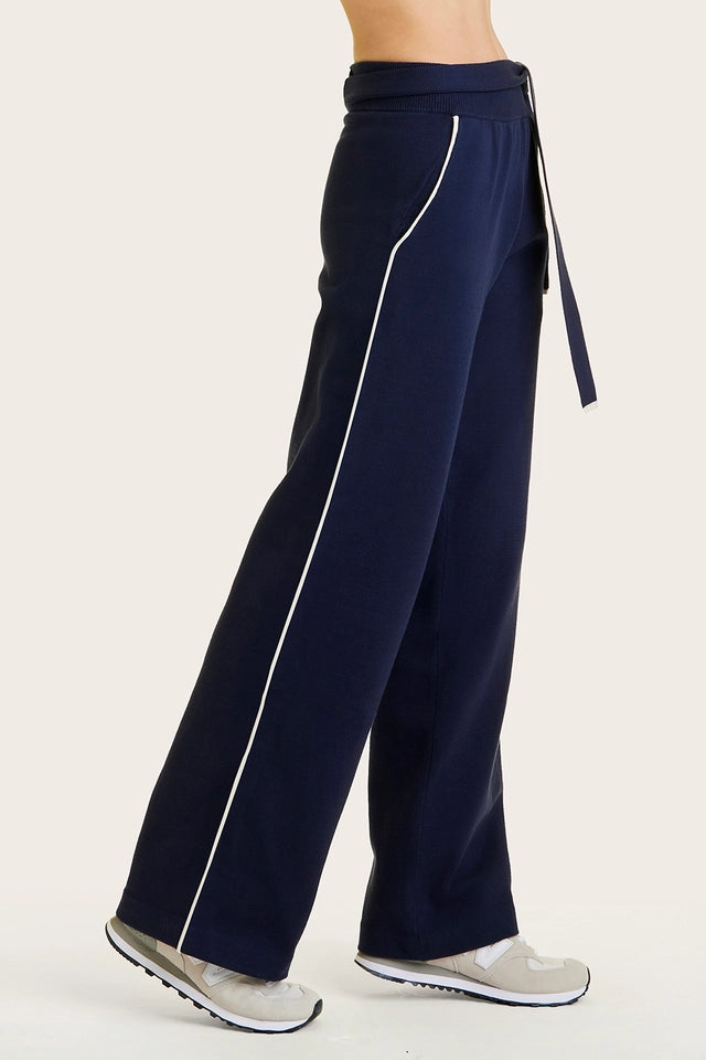 Framed Knit Pant Navy/Creme-Pant-Alala-XS-Navy/Creme-Urbanheer