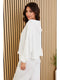 Frayed Hem Long Sleeve Zip Up Hoodi-Hoodie-MILIO MILANO-XS/SM-White-Urbanheer