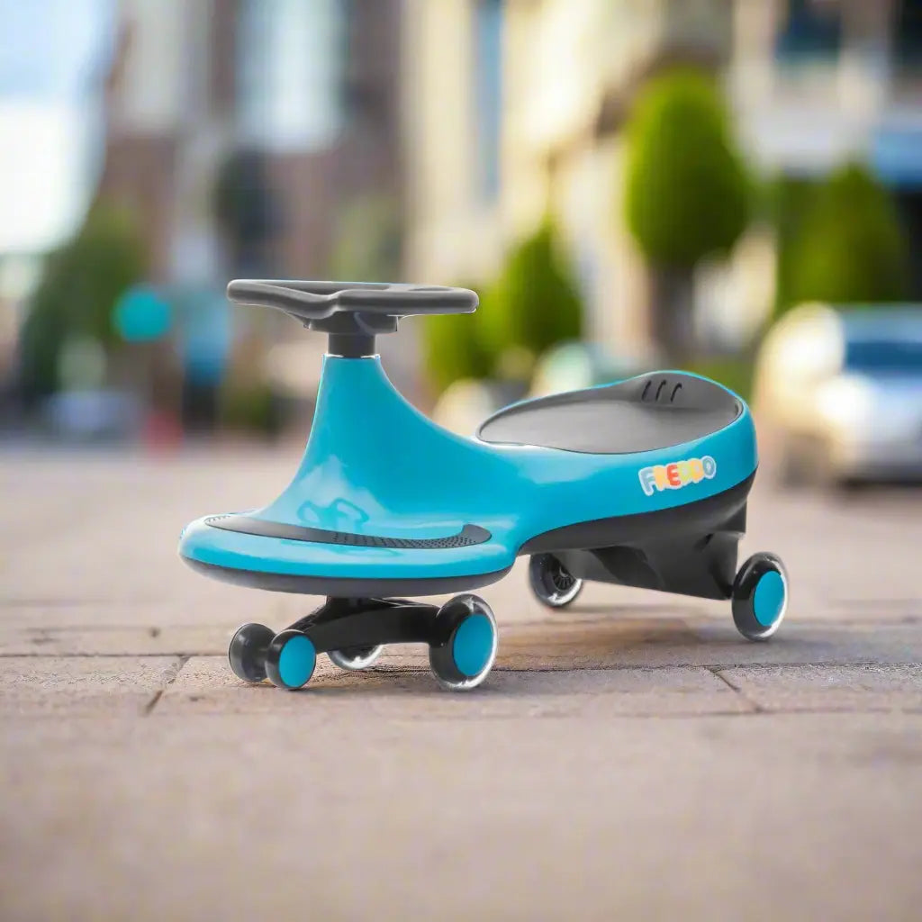 Freddo Toys Swing Car with Flashing Wheels