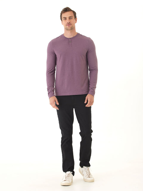 Frederick Luxe Jersey Long Sleeve Henley