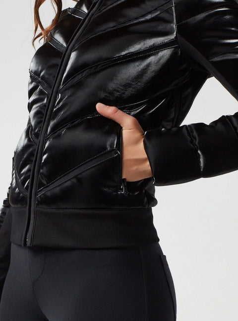Freestyle Mesh Inset Puffer - Down Filled Black-Puffer-Blanc Noir-S-BLACK-Urbanheer