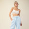 French Terry Fleece Jogger Sweatpant Snow Blue-Jogger-Rae Mode-S-Urbanheer
