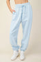 French Terry Fleece Jogger Sweatpant Snow Blue-Jogger-Rae Mode-S-Urbanheer