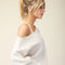 French Terry Fleece Off Shoulder Sweatshirt Bone-Sweatshirt-Rae Mode-S-Urbanheer