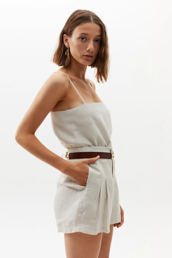 Frida Linen Shorts - Natural-Shorts-Lanhtropy-XS-Natural-Urbanheer