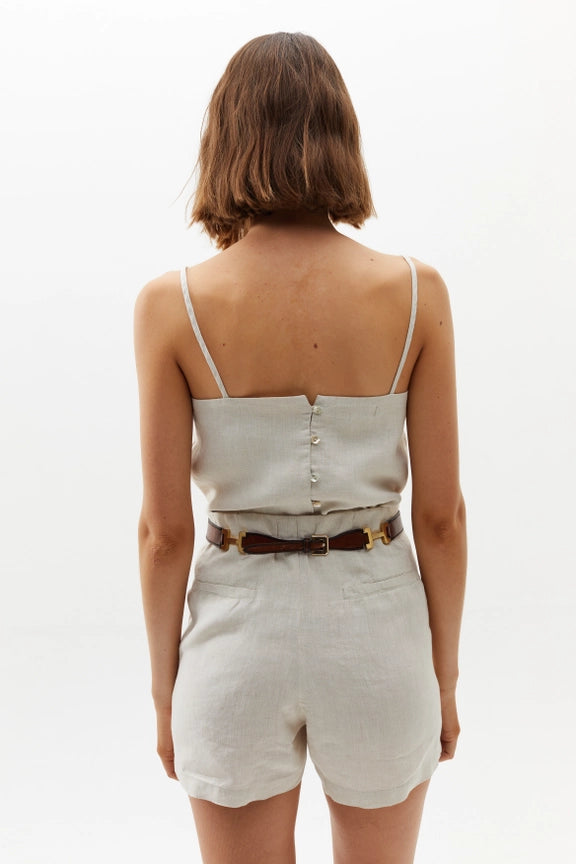 Frida Linen Shorts - Natural-Shorts-Lanhtropy-XS-Natural-Urbanheer