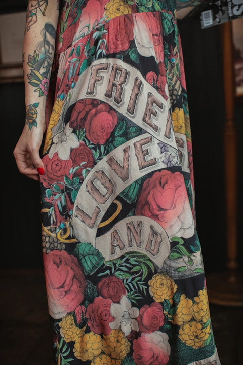 Friendship Love & Truth Bohéme Bamboo Slip Dress-Dress-Market of Stars-S/M-Urbanheer