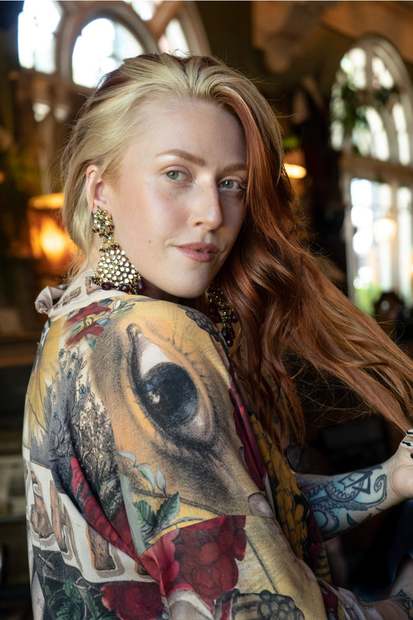 Friendship Love & Truth Pixie Duster Cropped Kimono