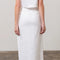 Front Button Detail Linen Midi Skirt WHITE-Skirts-Moon River-XS-WHITE-Urbanheer