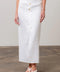 Front Button Detail Linen Midi Skirt WHITE-Skirts-Moon River-XS-WHITE-Urbanheer