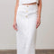 Front Button Detail Linen Midi Skirt WHITE-Skirts-Moon River-XS-WHITE-Urbanheer