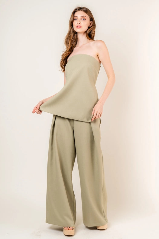 Front Pleat Tailored Pant OLIVE-Pants-Fore Collection-S-OLIVE-Urbanheer
