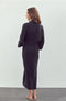 Front Tie Midi Dress-Dress-amente-XS/S-Black-Urbanheer