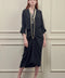 Front Tie Midi Dress-Dress-amente-XS/S-Black-Urbanheer