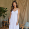 Full Length Linen Slip Dress-Dress-MILIO MILANO-XS-WHITE-Urbanheer