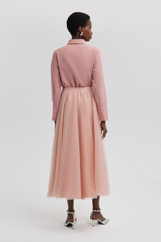 Full Tulle Skirt-Skirt-Touché-36-Pink-Urbanheer